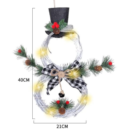 图片 Christmas Buffalo Check Wreath