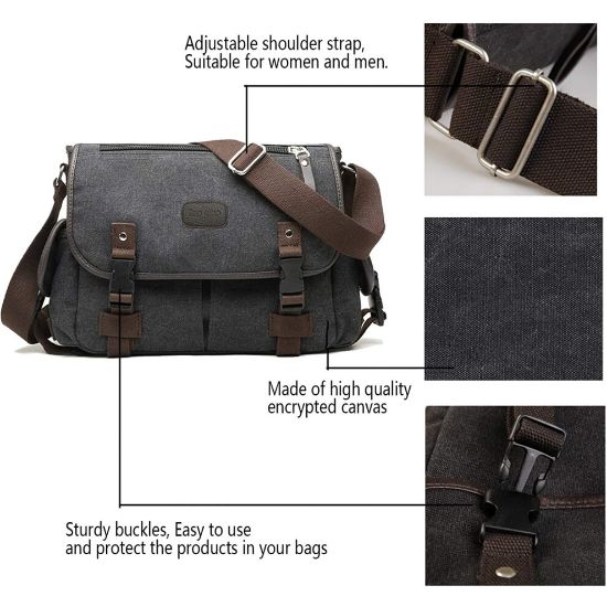 图片 The Outback Canvas Messenger Bag