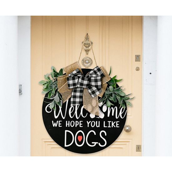 图片 Welcome to our Home Sign - Seasonal Door Hanger