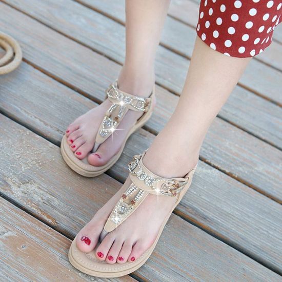 图片 Women's Fashion Hollow Flat Sandals