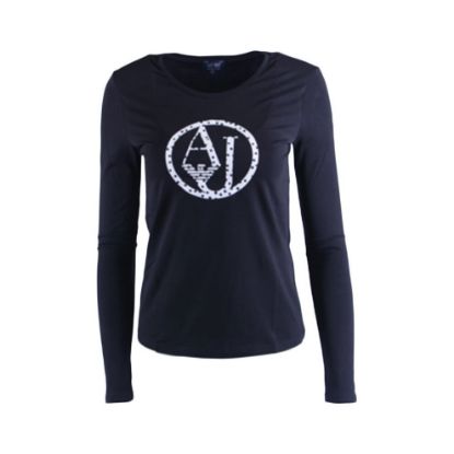 图片 ARMANI JEANS 5J00Z 0208 Womens T Shirt Crew Neck Cotton Tee