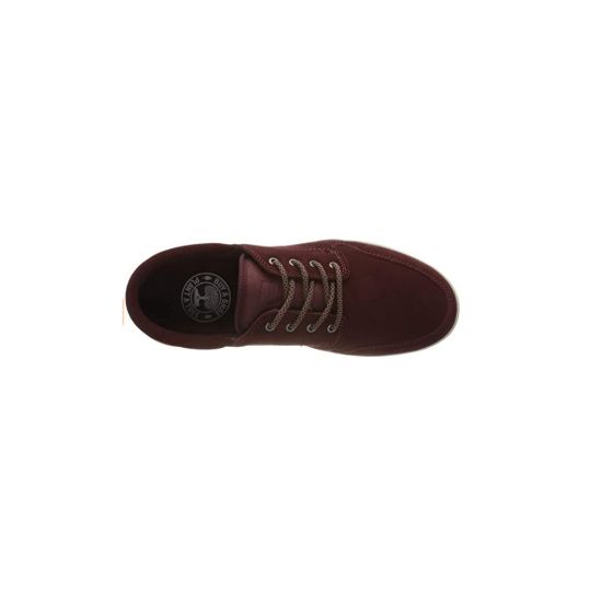 图片 Etnies Men's Durham Skate Shoe, Burgundy/TAN, 6 UK