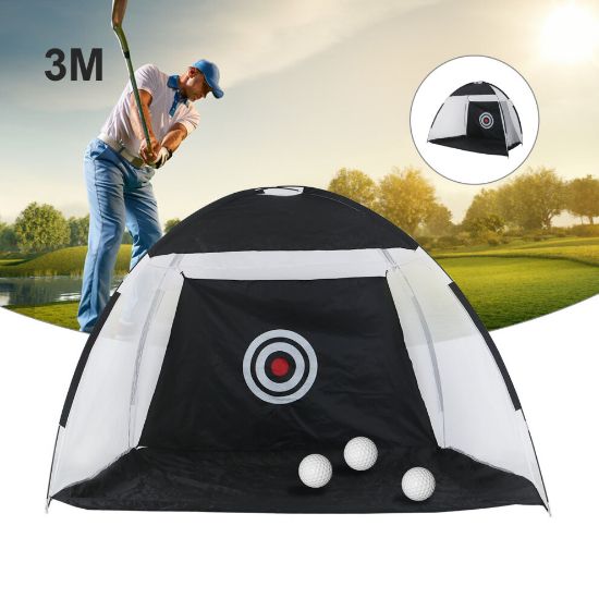 图片 UK Outdoor Aid 3m Golf Target Strike Driving Cage Practice Net Hitting