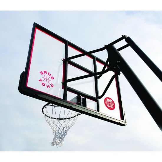 图片 Sure Shot Pro Just Basketball Hoop & Stand - Acrylic Backboard - Portable