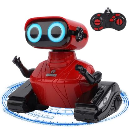 图片 GILOBABY Rc Robot Toys, Remote Control Robot Toys, Walking&Dancing Kids Robot toys for Children Age 6 Year Old & Up Boy Girl, Gifts Toys with Led Eyes