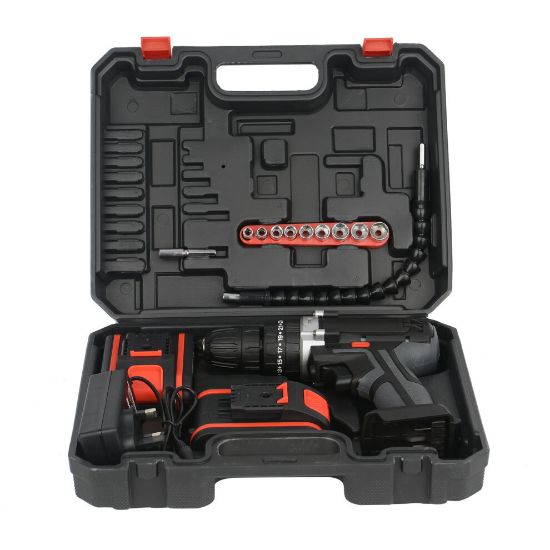 图片 36V 2Speed Power Cordless Combi impact Drill Screwdriver 2 Batteries