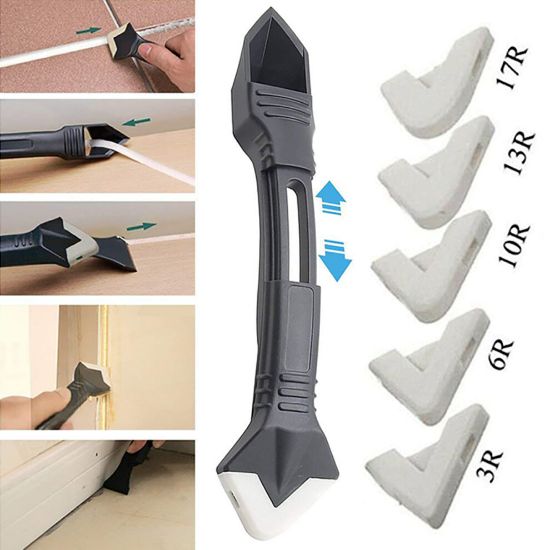 图片 Silicone Scraper Caulking Grouting Sealant Finishing Clean Remover Tool Kit