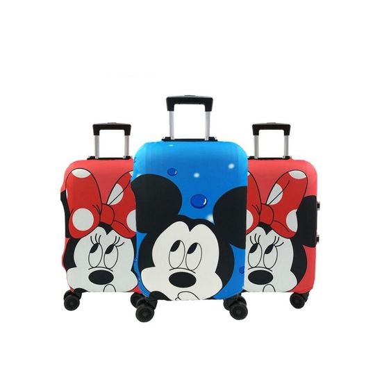 图片 (M, Minnie) Minnie And Mickey Travel Suitcase Protective Cover Elastic Dust Case