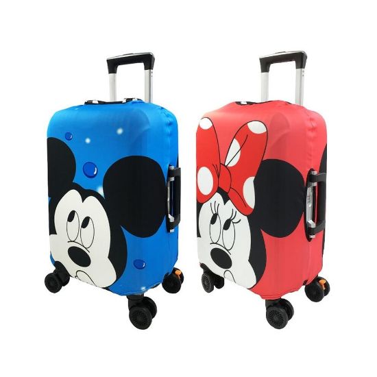 图片 (M, Minnie) Minnie And Mickey Travel Suitcase Protective Cover Elastic Dust Case