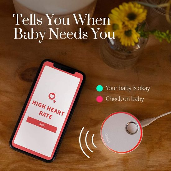 图片 Baby Monitor, Owlet New Smart Sock 3 Baby Monitor – Tracks Heart Rate, Oxygen and Sleep Trends