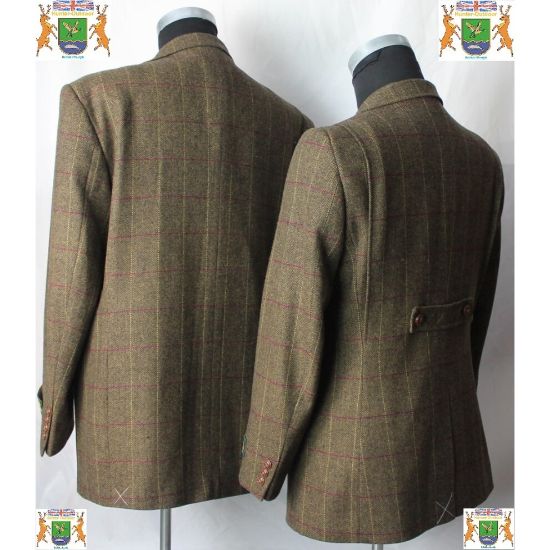 图片 Bark Men's Tweed Blazer 100% Wool