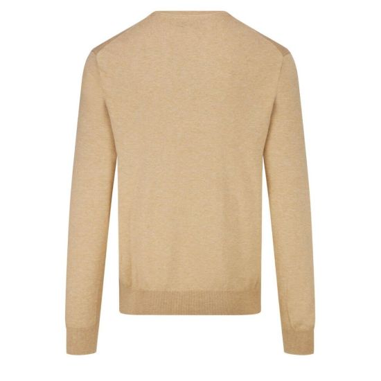 图片 (XL) Ralph Lauren Men's 'POLO' Slim Fit Crewneck Jumper - Camel