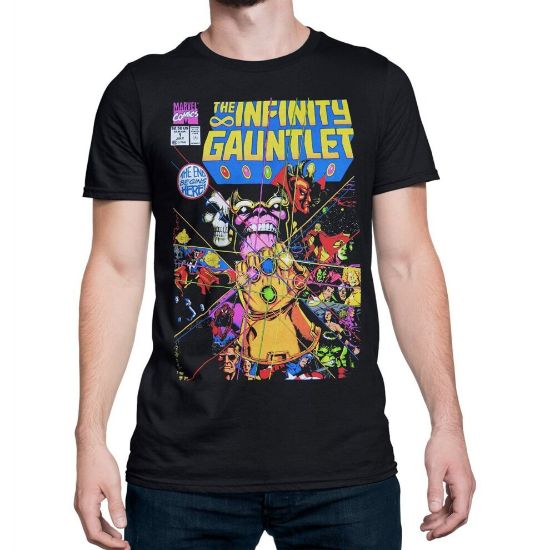 图片 The Infinity Gauntlet #1 Comic Cover Men's T-Shirt