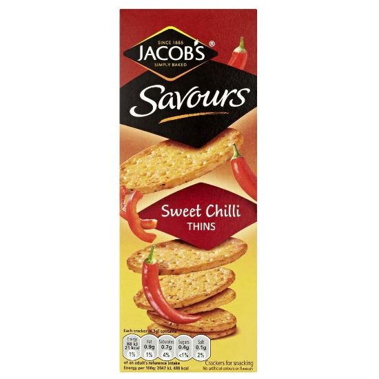 图片 Jacob's Savours Sweet Chilli Thins, 150 g