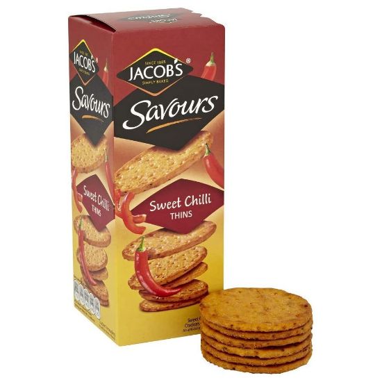 图片 Jacob's Savours Sweet Chilli Thins, 150 g