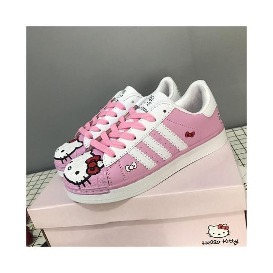 图片 (36, Hello Kitty Shoes) Anime Cartoon Hello Cat Shoes Sneakers Printing For Women Girls