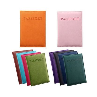 图片 Leather Travel Passport Holder Case 4