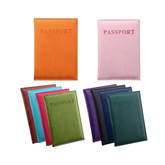 图片 Leather Travel Passport Holder Case 4