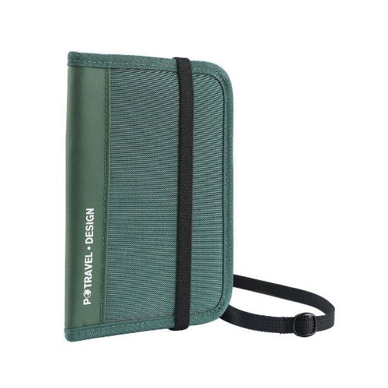 图片 Travel Passport Wallet Dark Green