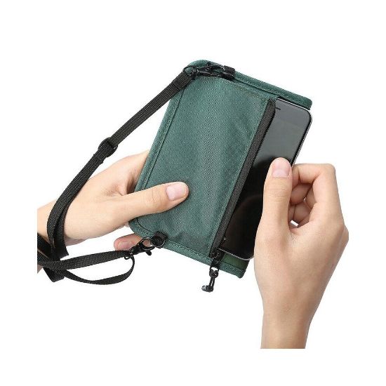 图片 Travel Passport Wallet Dark Green