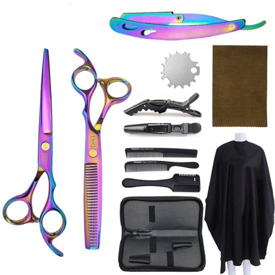 图片 (Cutting scissors) 6.0&quot; Hair Scissors Professional Hairdressing Scissors Set