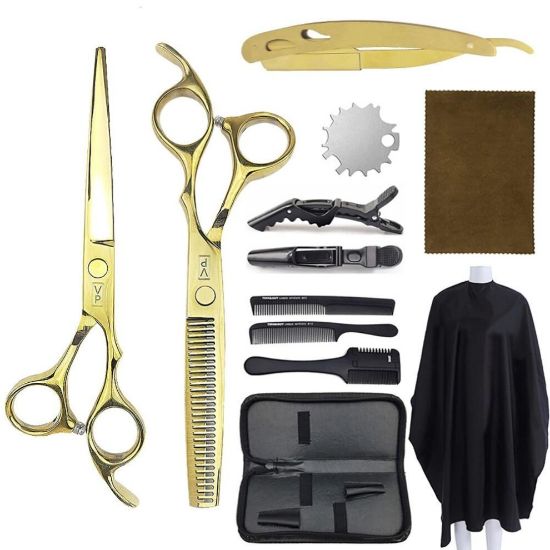 图片 (Cutting scissors) 6.0&quot; Hair Scissors Professional Hairdressing Scissors Set