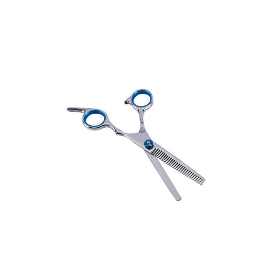 图片 Salon Equipment Hair Cutting Scissors Set Professional 10 Pcs Hairdressing Kit Shears Set Thinning Shears Razor Comb Clips Cape For Home Barber