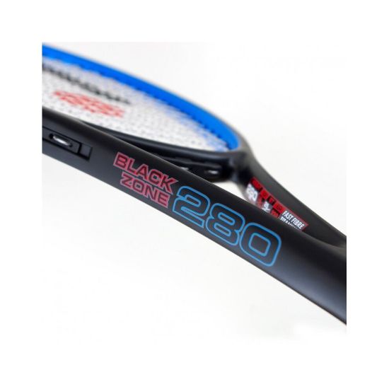 图片 Karakal Black Zone 280 Tennis Racket Fast Fibre Graphite 280g Titanium Gel Power