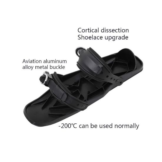 图片 (1) Mini Ski Skates For Snow - Adjustable Bindings Shoes