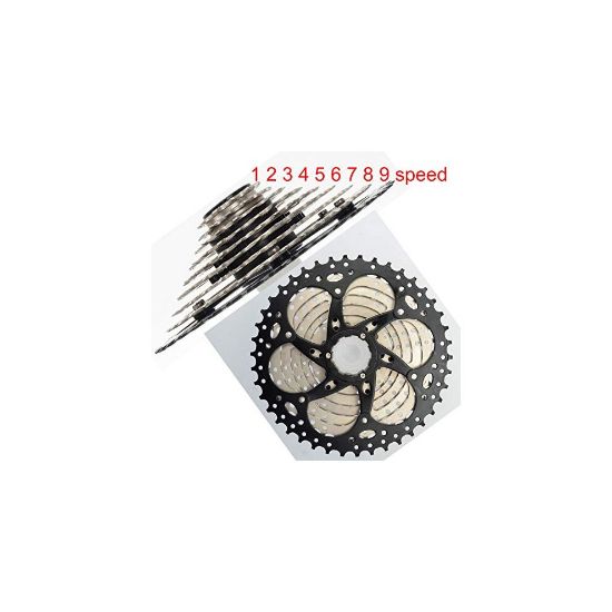 图片 LANXUANR 9 Speed Mountain Bicycle Cassette Fit for MTB Bike, Road Bicycle?Super Light