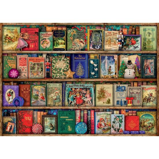 图片 Ravensburger The Christmas Library, 1000pc Jigsaw Puzzle