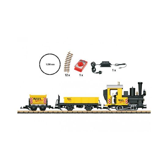 图片 starter kit construction site train 230V G track 680 mm yellow