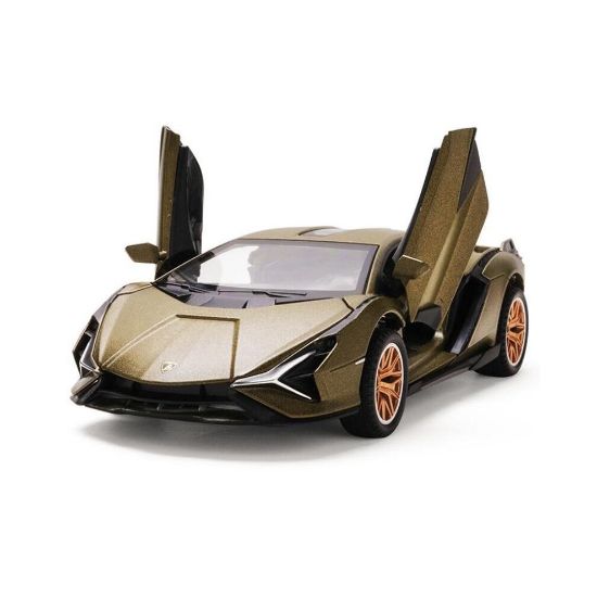 图片 (white) Lamborghini-SIAN Alloy Sports Car Limited Edition Model Children,s Toy