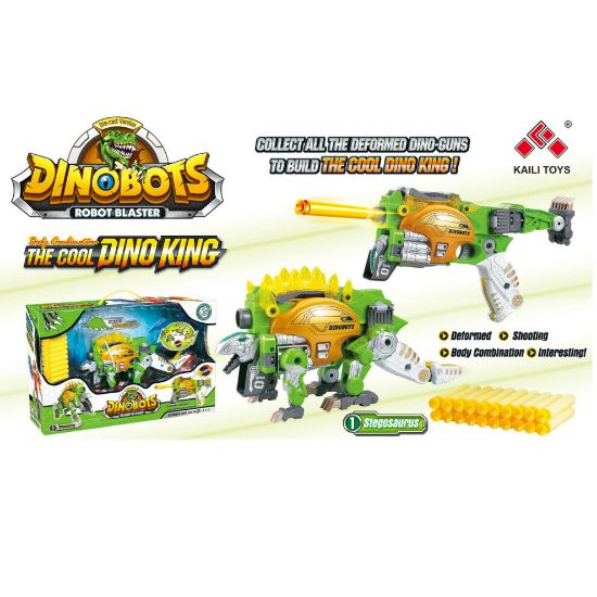 图片 Stegosaurus Dinobots Dino Dinosaur Robot Transformer Blaster Foam Gun