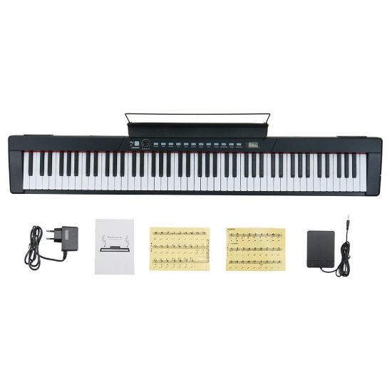 图片 88 Keys Portable Digital Piano Standard Velocitys Keyboard Professional Edition Electronic Piano