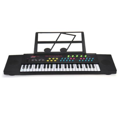 图片 44 Keys Digital Electronic Keyboard Piano with Mini Microphone Music Stand for Children Music Enlightenment