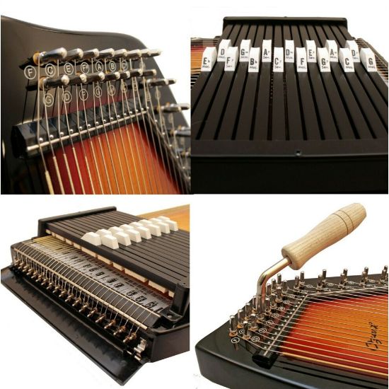 图片 Ozark Autoharp 15 bar model 2213 in attractive Sunburst finish