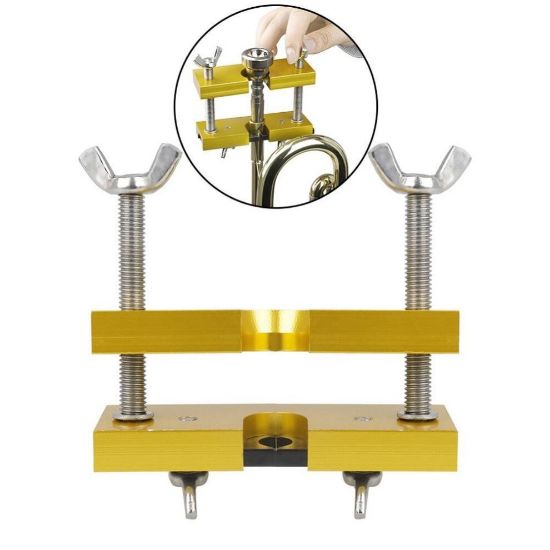 图片 Metal Adjustable Brass Trumpet Horn Mouthpiece Puller Remover Tool for Instruments