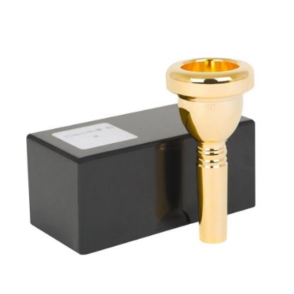 图片 12.7 mm Bach Tenor Trombone 5G Mouthpiece Brass + Lacquered Gold Trumpet Accessories Golden