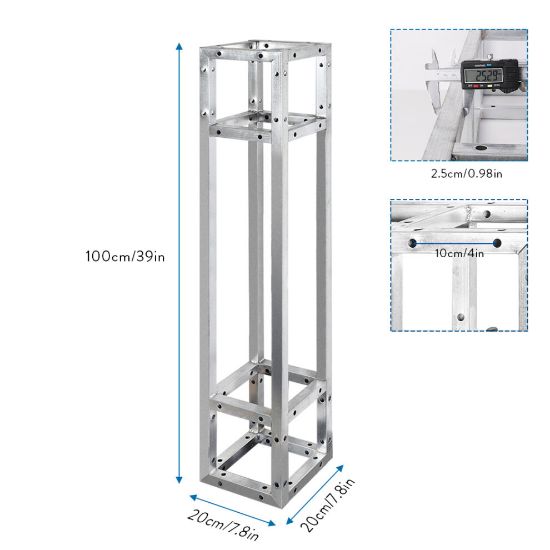 图片 3 x Square Box Truss Segment Kit Audio Lighting Trussing System