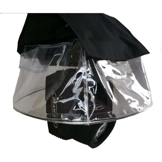 图片 (Pack of 8) Waterproof Transparent Rain Cover, Weather Shield, Rain Shield, For Moving Head,Moving Beam Light, Use For Outdoor Performance Waterproof