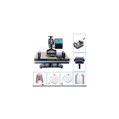 图片 7 in 1 Digital Combo Heat Press Machine Heat Transfer T-shirt Printer