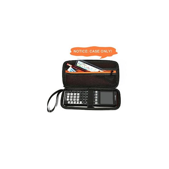 图片 BOVKE Hard Graphing Calculator Carrying Case for Texas Instruments TI-84 Plus CE/TI-83 Plus CE/Casio fx-9750GII, Extra Zipped Pocket for USB Cabl