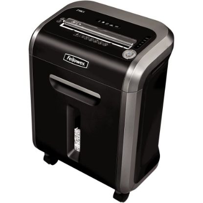 图片 Fellowes 3227901 Powershred 100% Jam Proof Medium Black/Dark Silver