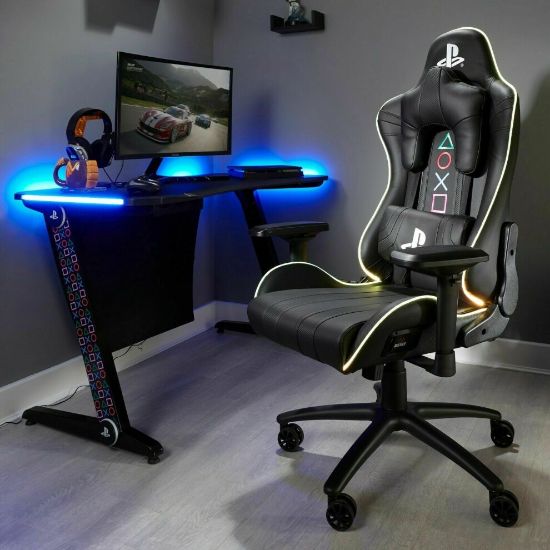 图片 USED X Rocker PlayStation Amarok Neo Fibre LED Gaming Chair