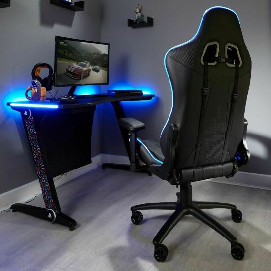 图片 USED X Rocker PlayStation Amarok Neo Fibre LED Gaming Chair