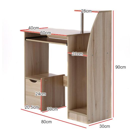 图片 Home office furniture computer desk workstation study table keyboard