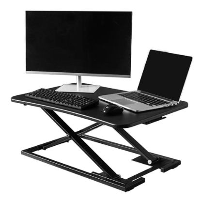 图片 Height Adjustable Desk Sit Stand Desk Converter Ergonomic Standup Desk