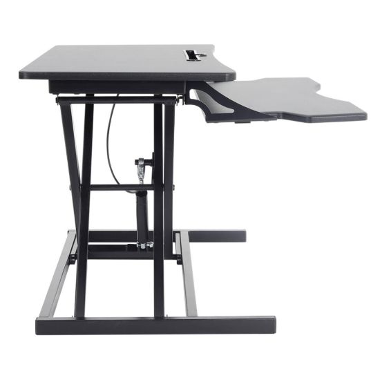 图片 Standing Desk Height Adjustable Sit Stand Home Computer Desk Converter Stand Up