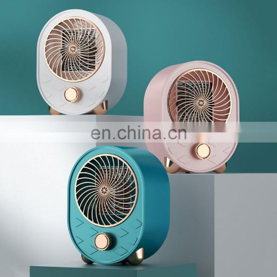 图片 1000W Home Winter Small Portable PTC Ceramic Personal Space Heater Electric Desktop Mini Fan Heater